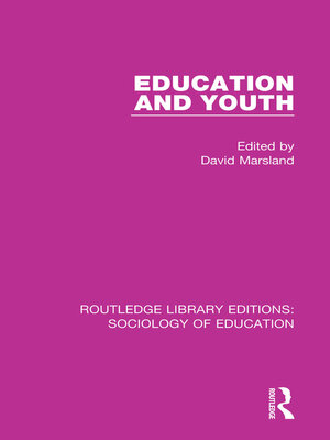 cover image of Education and Youth